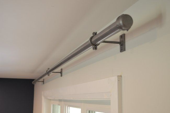 Fabricator-made curtain rods