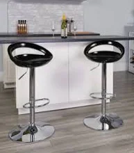 Adjustable swivel bar stool