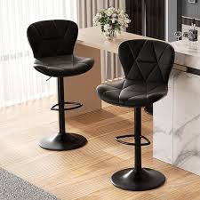 Adjustable swivel bar stool