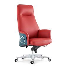 Contemporary leather office chair