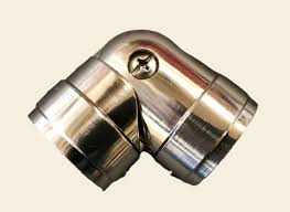 Curtain rod corner fittings