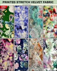 Artistic Velvet Fabric