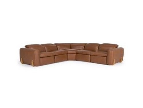 Modern leather sofa