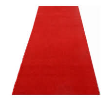 Red commercial carpet