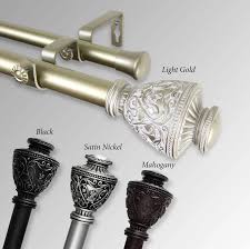 Designer curtain rods