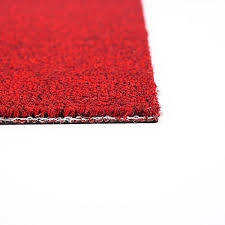 Red commercial carpet
