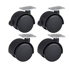 Smooth rolling chair casters