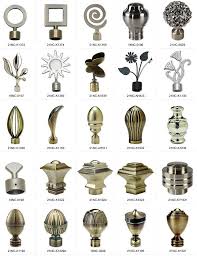 Decorative curtain rod ends Sold by Primepathsolutions