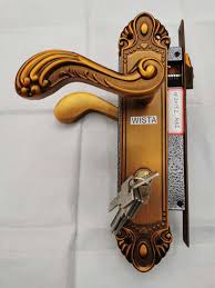 Antique finish door lock