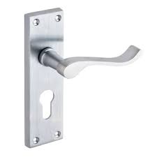 Polished chrome door lock sold for commercial and residential use