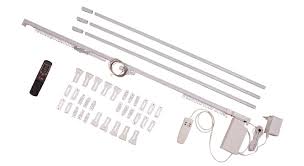 Remote operated curtain rails